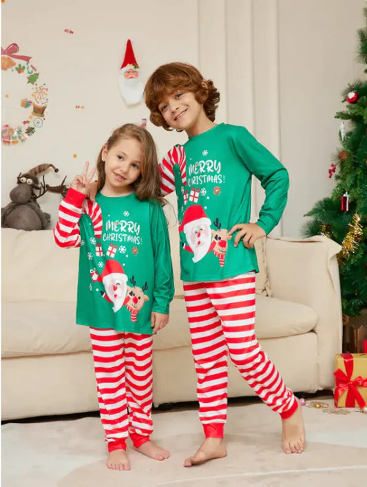 Festive Santa Family Sleepwear Set