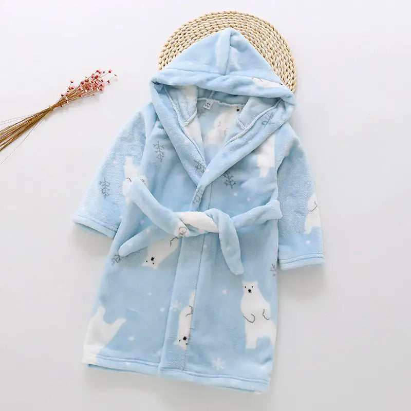 Children's Flannel Bathrobes